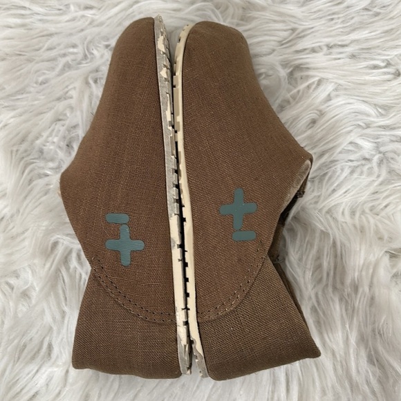 OTZ Shoes 300GMS Linen Unisex Slip On CORKlite Authentic Mocs Size 6 NEW - Picture 11 of 14